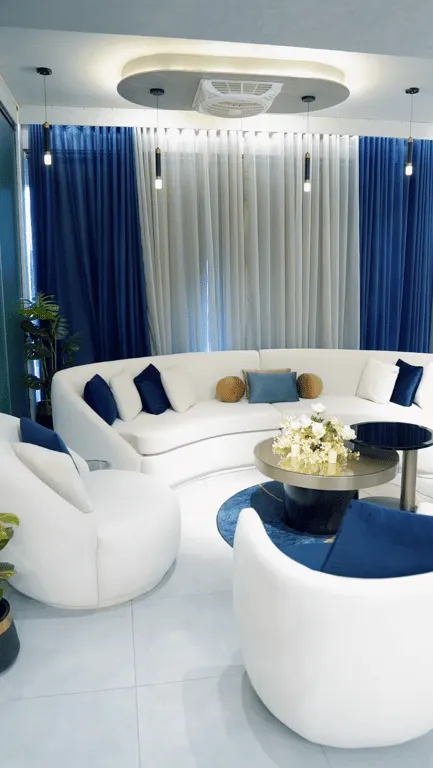 Patient waiting lounge at House of Aesthetics, DHA Phase 6 behind Dolmen Mall Lahore