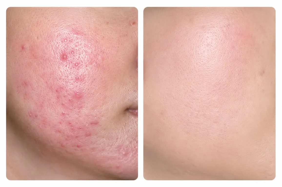 Acne Scar Treatment before and after results — House of Aesthetics DHA Phase 6 Lahore